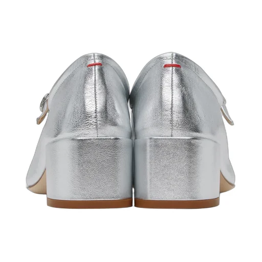 Aline 45Mm Metallic Leather Pumps