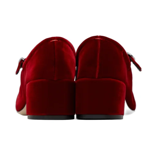 Aline Velvet Mary Jane Pumps