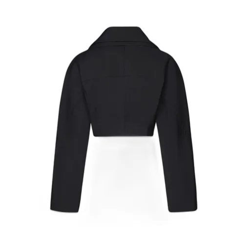 Cropped Double-Breasted Jacket