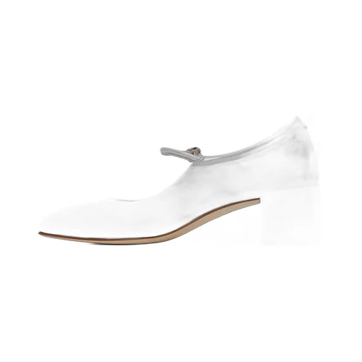 Aline 45Mm Metallic Leather Pumps