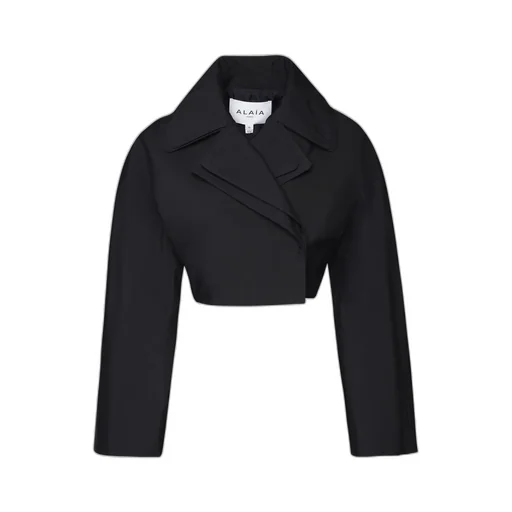 Cropped Double-Breasted Jacket