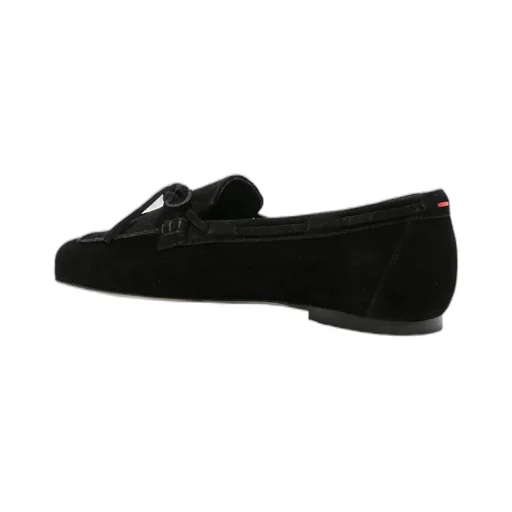 Bow-Detail Suede Loafers