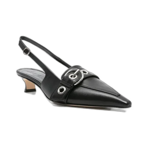 Pointed Slingback Kitten Heels