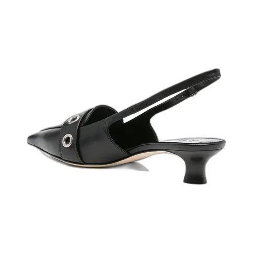 Pointed Slingback Kitten Heels