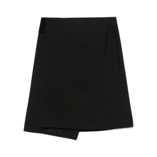 Touch-Strap Wrap Midi Skirt
