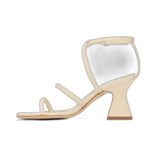 Square Toe High Heel Sandals