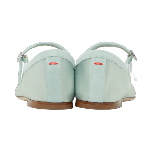 Uma Satin Toe-Cap Ballerina Flats