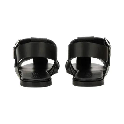 Buckle Fastened Cut Out Sandals