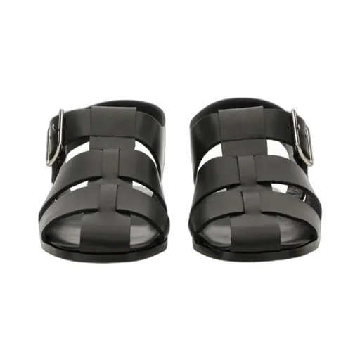 Buckle Fastened Cut Out Sandals