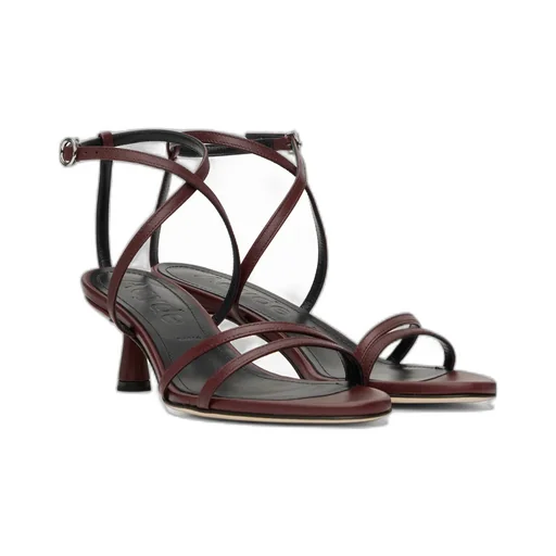 Square Toe High Heel Sandals