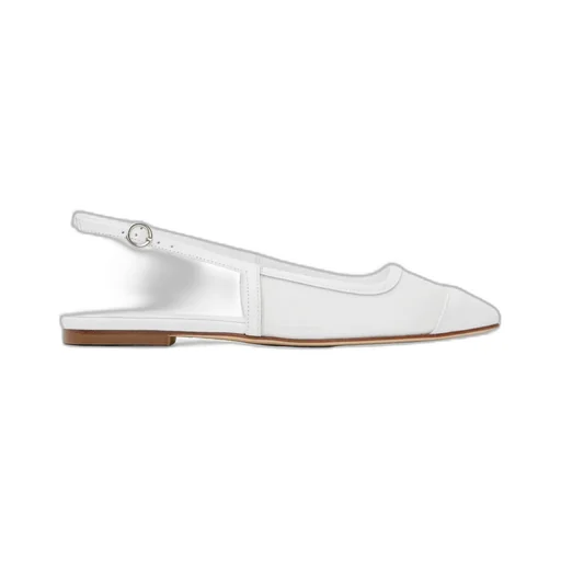 Square Toe Flat Slingbacks