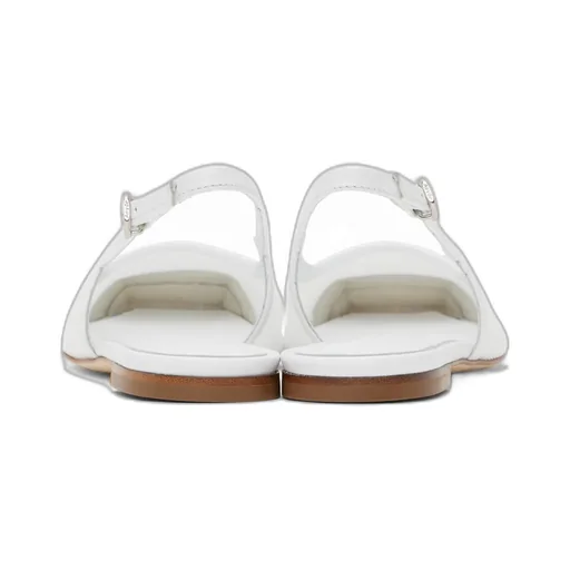 Square Toe Flat Slingbacks