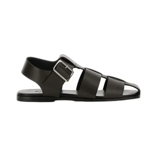 Buckle Fastened Cut Out Sandals