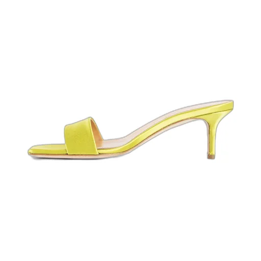 Square Toe High Heel Sandals