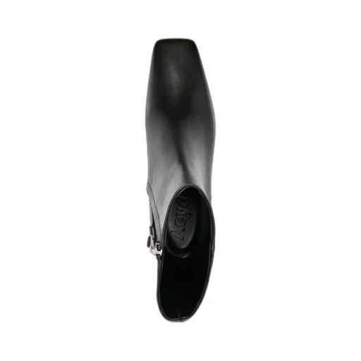 Square-Toe Ankle Boots
