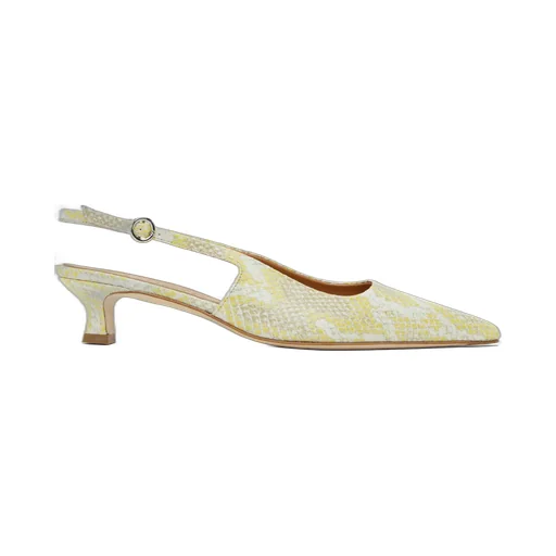 Slingback Leather Pumps