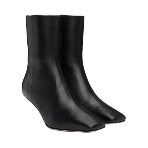 Square-Toe Ankle Boots