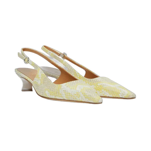 Slingback Leather Pumps