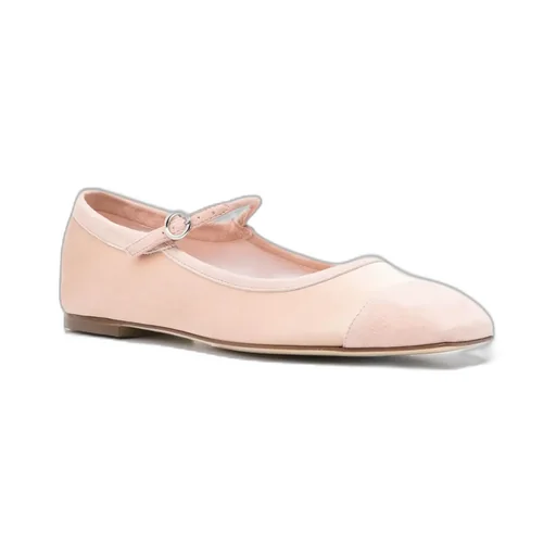 Uma Cap Satin Ballerinas