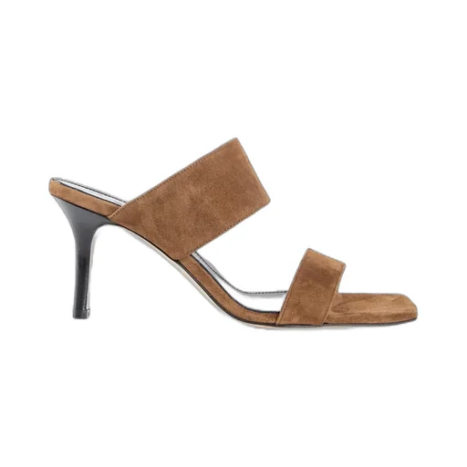Square Toe High Heel Sandals