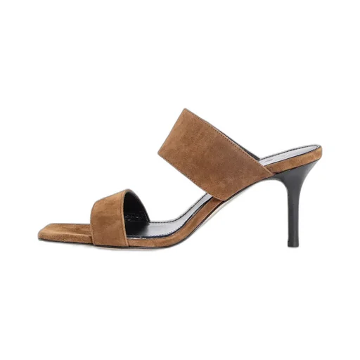 Square Toe High Heel Sandals