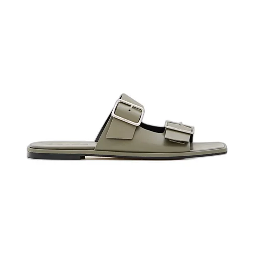 Leather Flat Sandals