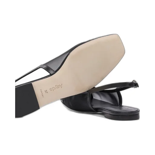 Geraldine Square Toe Slingback Flats