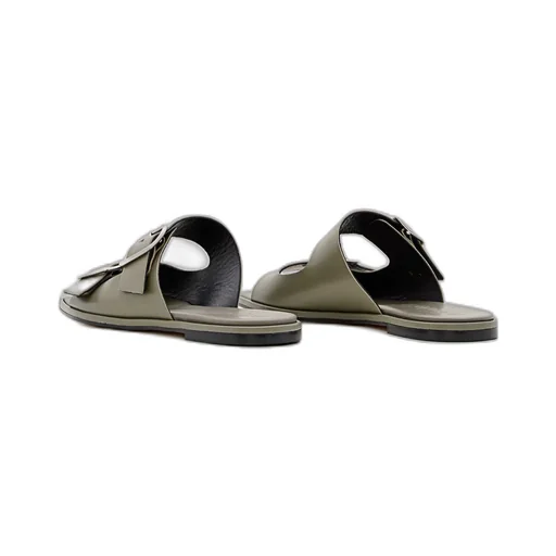 Leather Flat Sandals