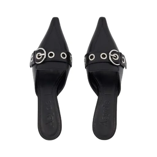Danielle Eyelet Detailed Mules
