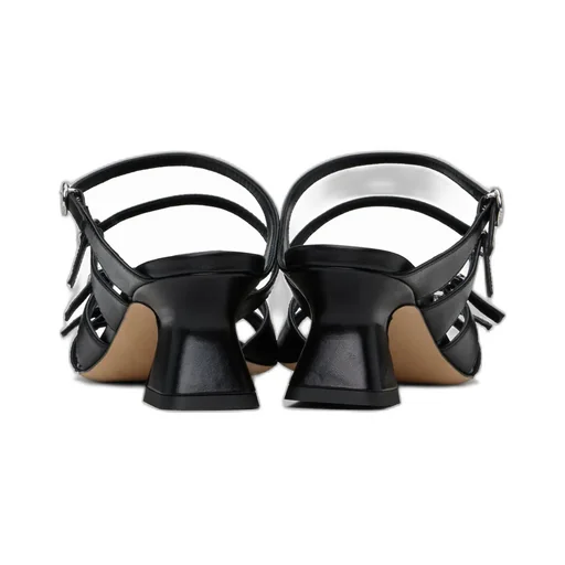Square Toe High Heel Sandals
