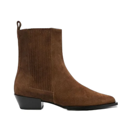Pull-Ring Short Boots