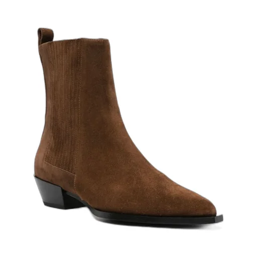 Pull-Ring Short Boots