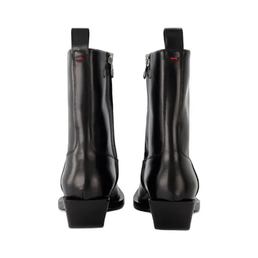 Tapered-Heel Ankle Boots