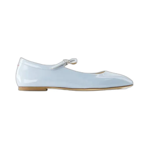 Square Head Flat-Soled Shoes
