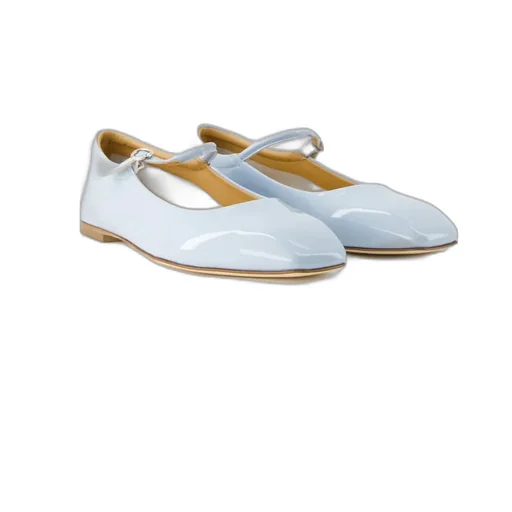 Square Head Flat-Soled Shoes