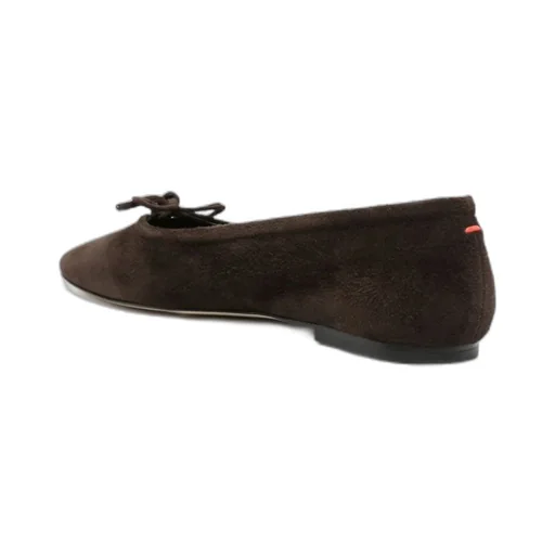 Suede Ballerina Shoes