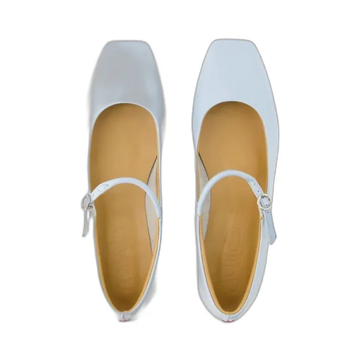 Square Head Flat-Soled Shoes