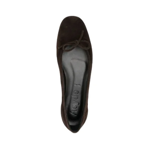 Suede Ballerina Shoes