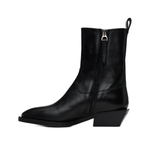 Tapered-Heel Ankle Boots