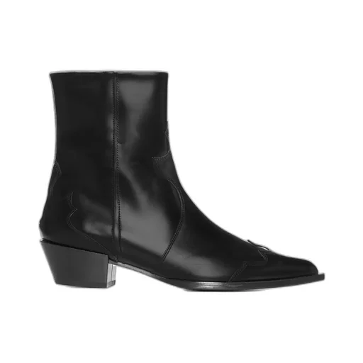 Thick Heel Booties
