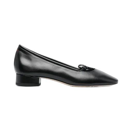 25Mm Bow-Detailing Leather Pumps