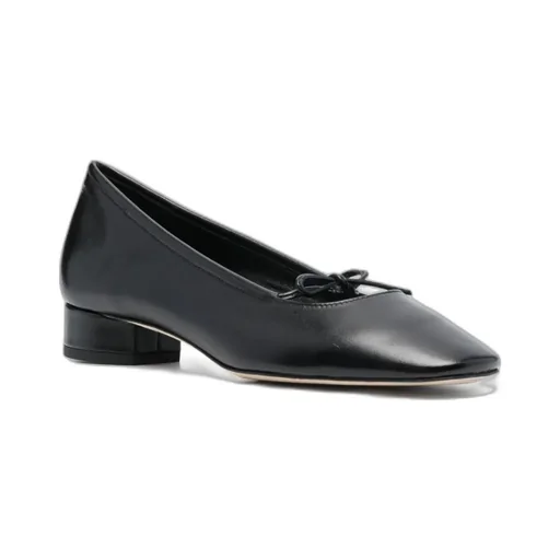 25Mm Bow-Detailing Leather Pumps