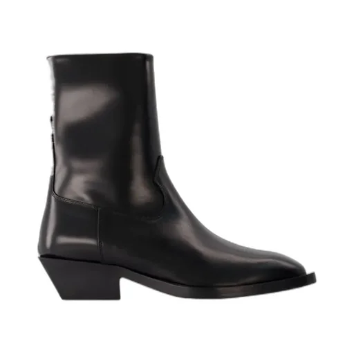 Tapered-Heel Ankle Boots