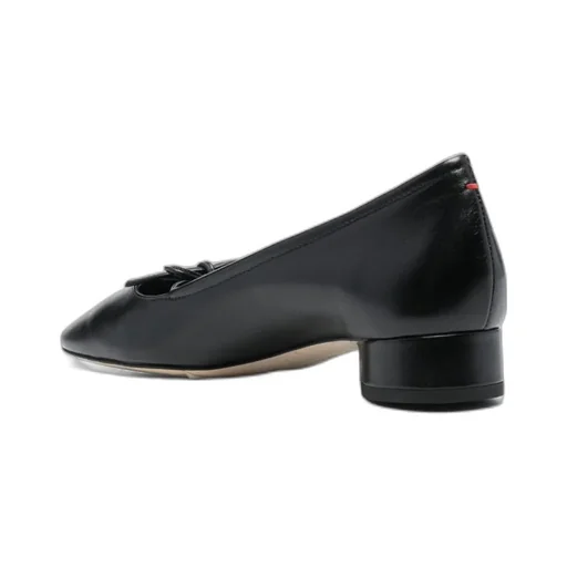 25Mm Bow-Detailing Leather Pumps
