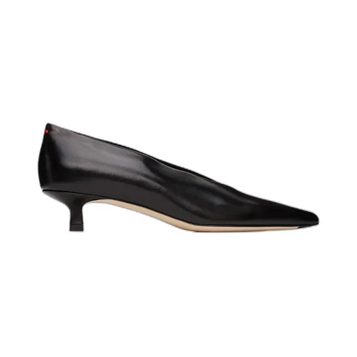 Clara Pointed-Toe Leather Pumps