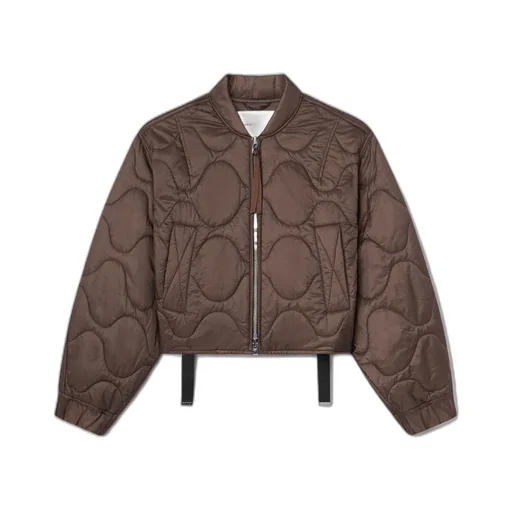 Quilted Bomber Jacket