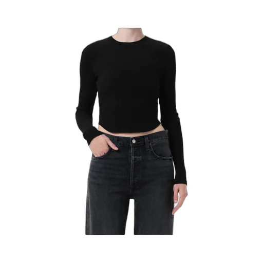 Ribbed Long-Sleeve Top