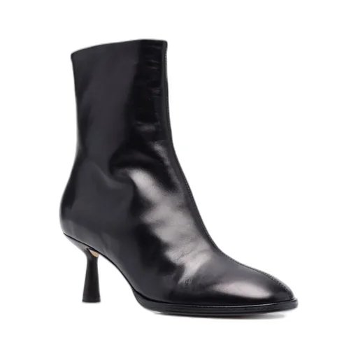 70Mm Round-Toe Ankle Boots