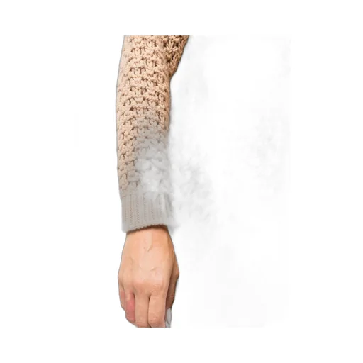 V-Neck Woven Jumper