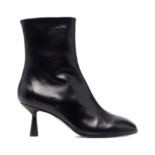 70Mm Round-Toe Ankle Boots